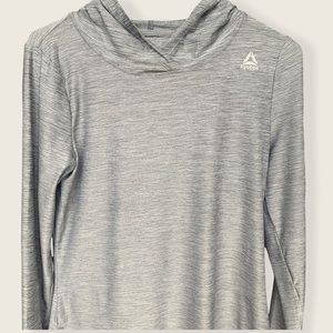 Reebok Woman’s Hoodie Size Small. Thumb Cutouts